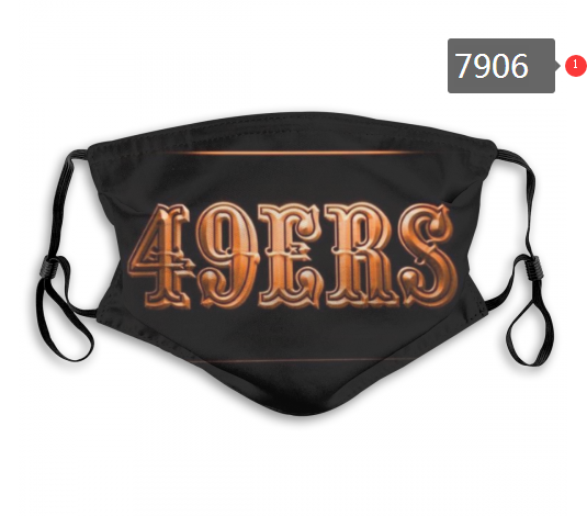 NFL 2020 San Francisco 49ers #10 Dust mask with filter